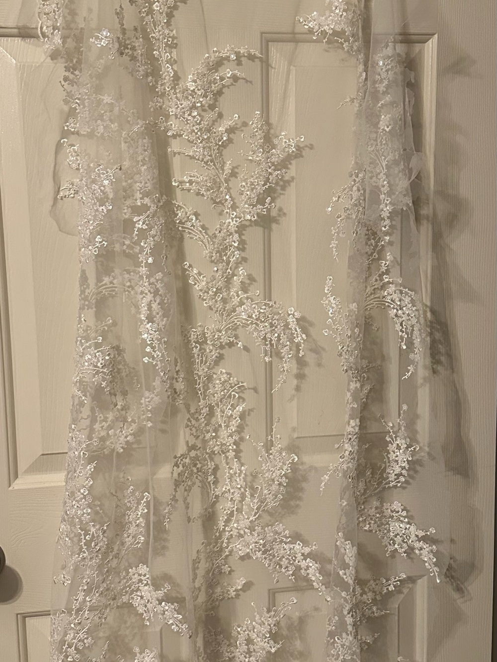 Tara Keely Ivory Lace Extra Fabric for style 22007 Elizabeth - 1 Yard